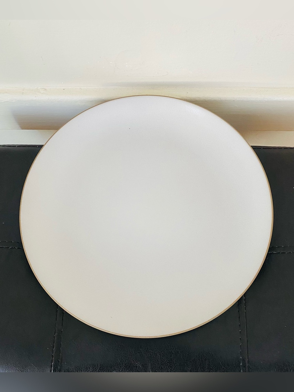 $58 New Heath Ceramics Opaque White Coupe Dinner Plate 11'' Diameter 830-1